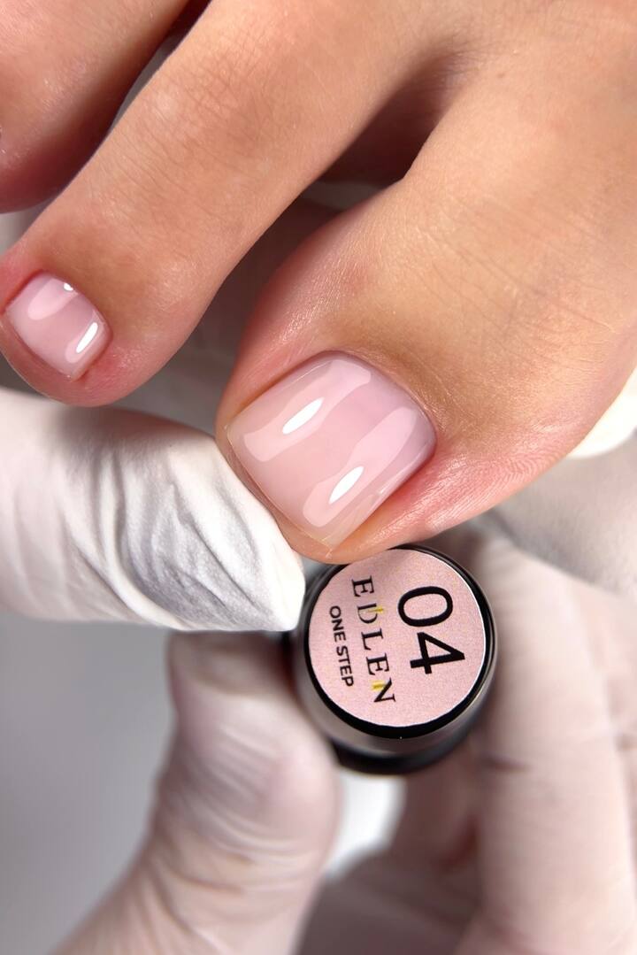 EDLEN. One step gel polish #04, 9 ml. Однофазный гель-лак для педикюра #2