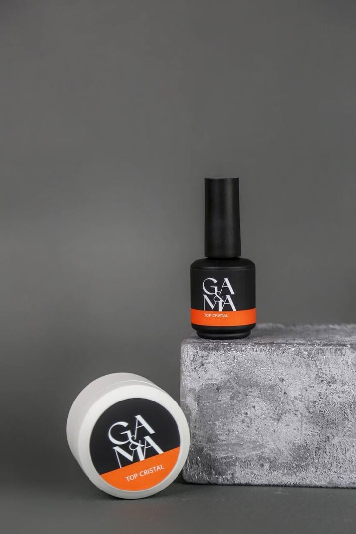 GÉMELY (ex GA&MA). Crystal Top, anti-scratch, 15 ml, Top Kryształ, odporny na zarysowania, bez warstwy lepkiej #5
