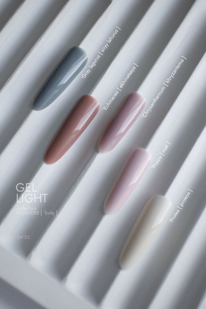 DA'23. Gel Light, Poppy, 15 ml, гель середньо-рідкої консистенції #2