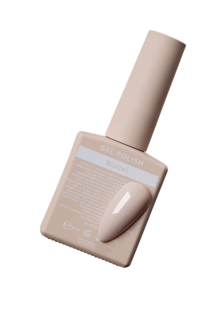 HEYLOVE. Gel Polish, BUTTER, 15 ml, gel polish, crème #3