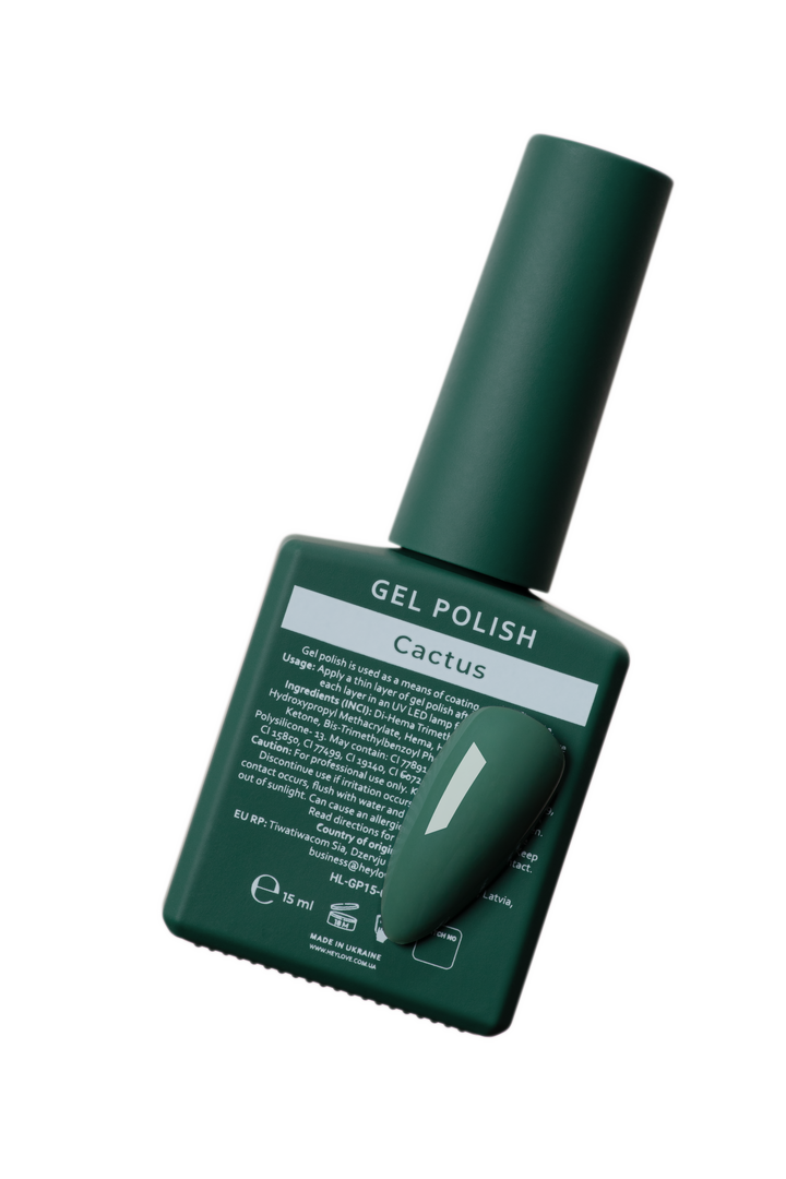 HEYLOVE. Gel Polish, CACTUS, 15 ml, гель-лак #3