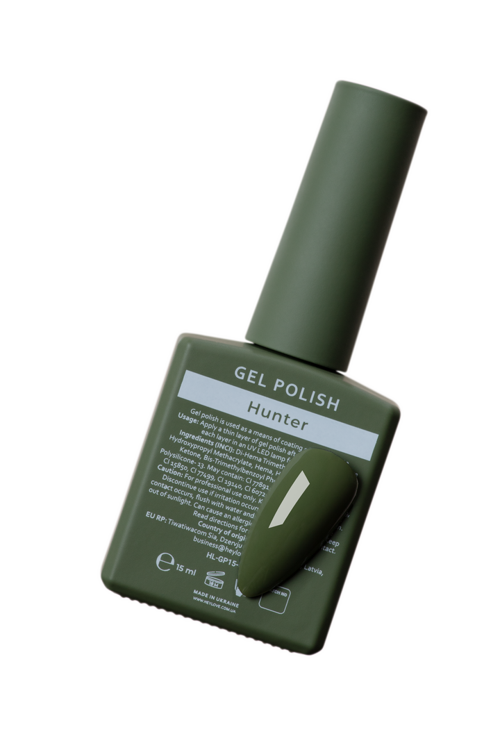 HEYLOVE. Gel Polish, HUNTER, 15 ml, гель-лак #3