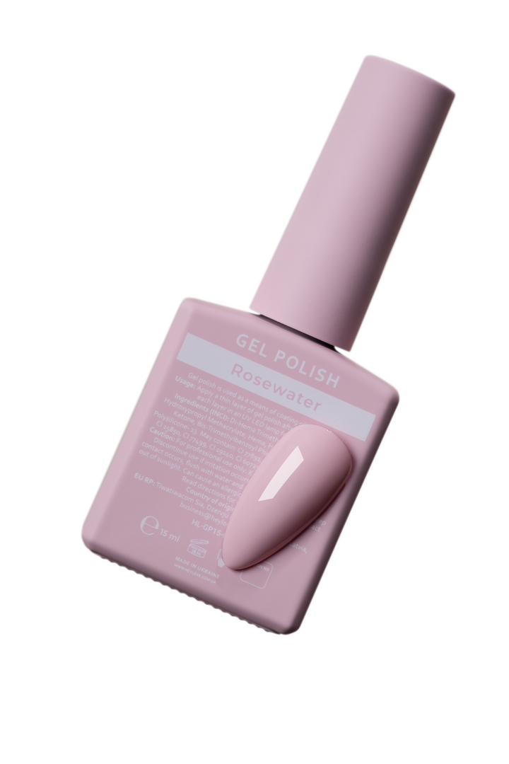HEYLOVE. Gel Polish, ROSEWATER, 15 ml, gel polish, rosa pastel #3