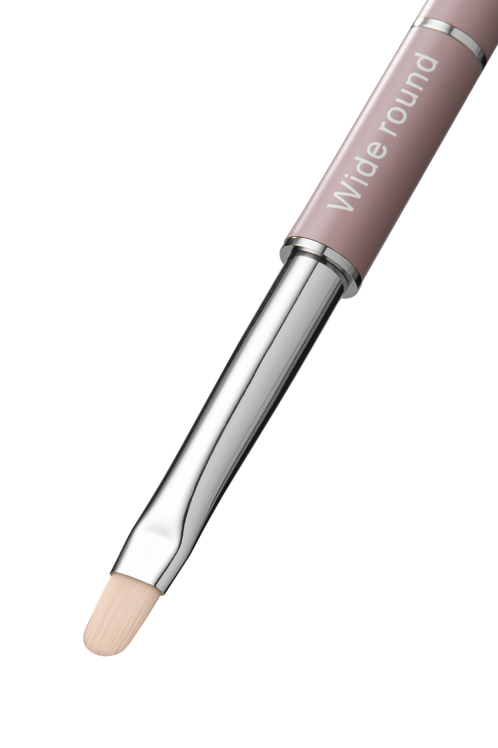 HEYLOVE. Brush, WIDE ROUND, Кисть для геля — HEYLOVE, NAILSMADE
