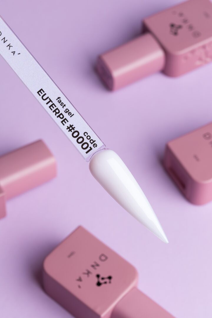 DNKa’. Fast Gel, #0001, Euterpe, 12 ml, гель для зміцнення та нарощування #2