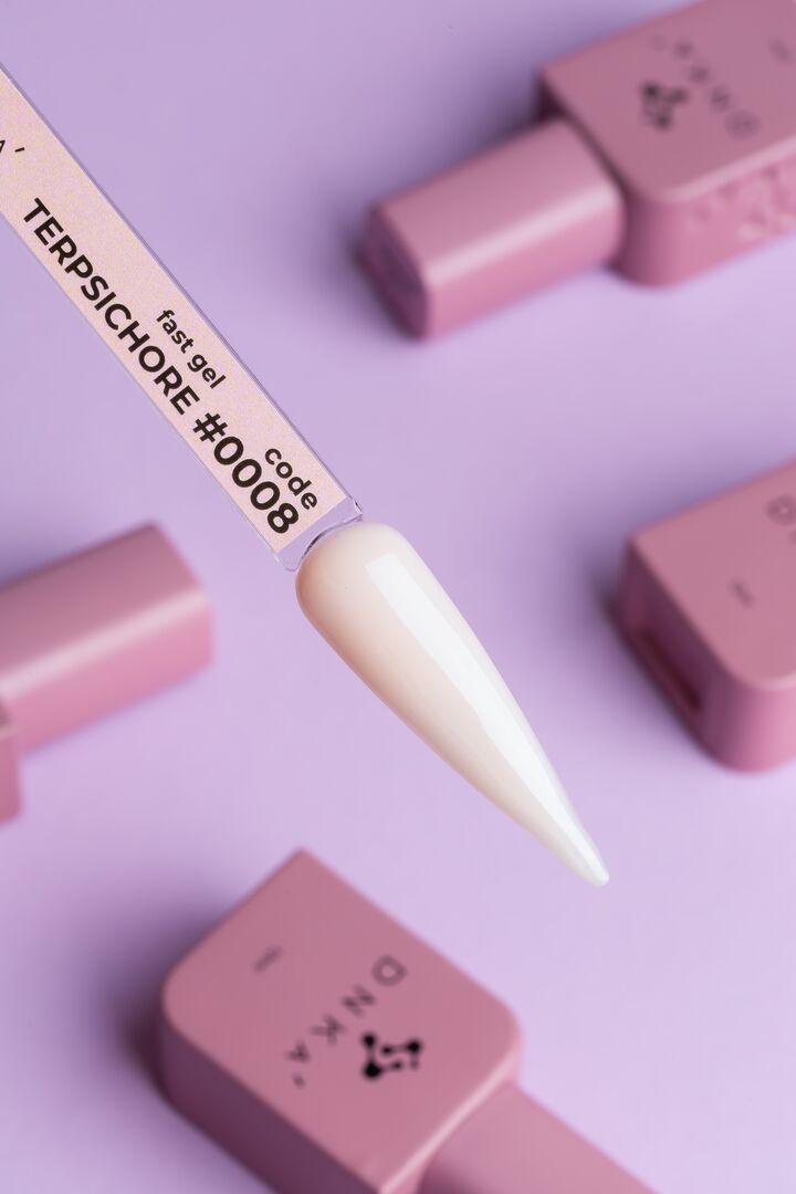 DNKa’. Fast Gel, #0008, Terpsichore, 12 ml, гель для зміцнення та нарощування #3
