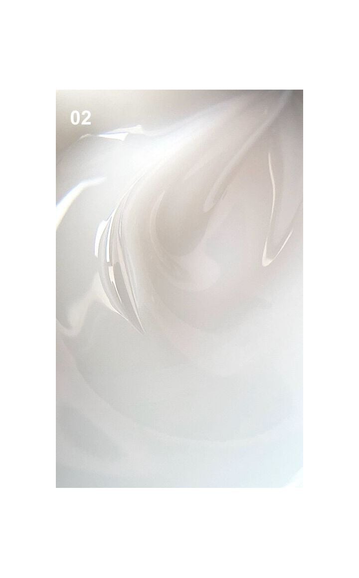 EDLEN. Water Acrygel, NUDE #02, Milky, 30 ml, рідкий гель, молочний напівпрозорий #3