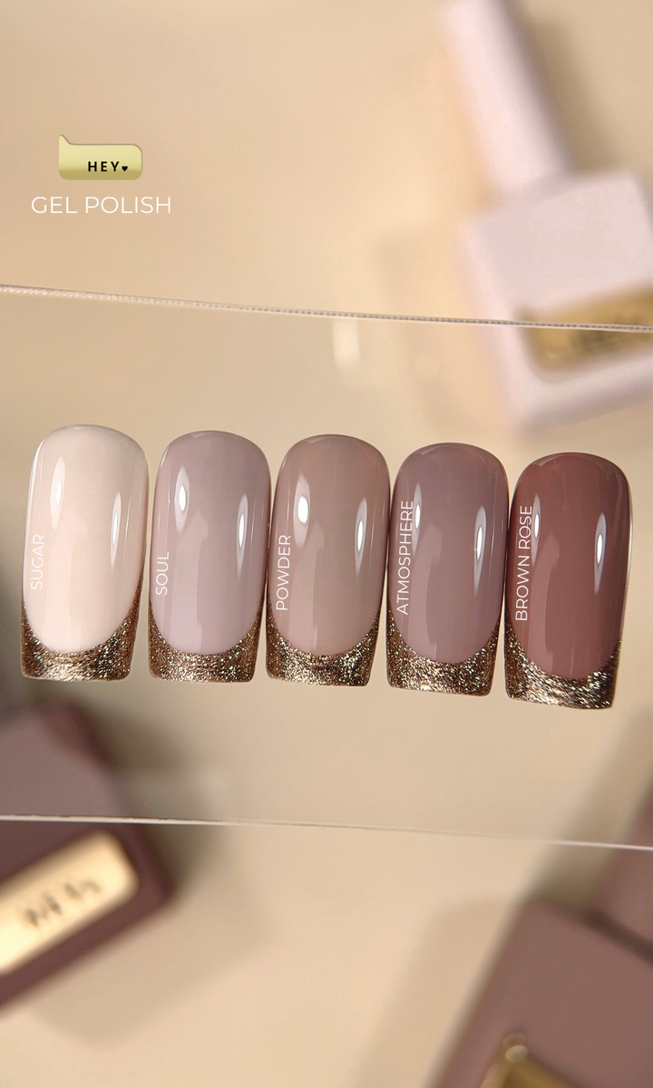 HEYLOVE. Gel Polish, SUGAR, 15 ml, gel polish, latte-nude #6