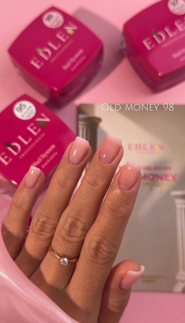 EDLEN. REFILE, Builder gel, Old money #98, 50 ml. ЗМІННИЙ КАРТРИДЖ, гель для нарощування — EDLEN, NAILSMADE