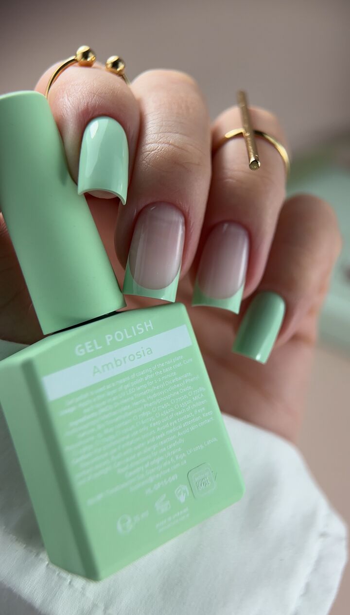 HEYLOVE. Gel Polish, AMBROSIA, 15 ml, gel polish, hellgrün #4