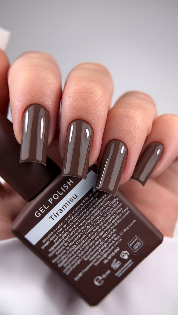 HEYLOVE. Gel Polish, TIRAMISU, 15 ml, gel polish, marrom #4