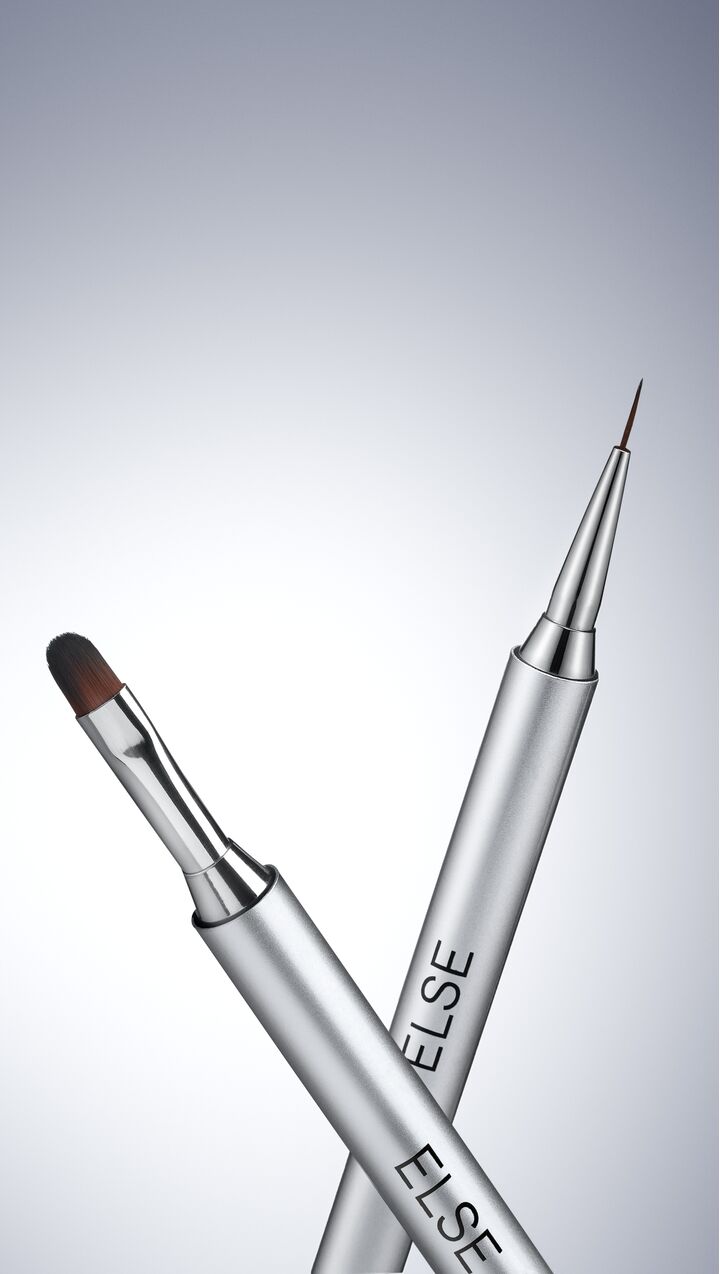 ELSE. Brush, 8 mm. Doppelseitiger Pinsel, Liner + Oval #6