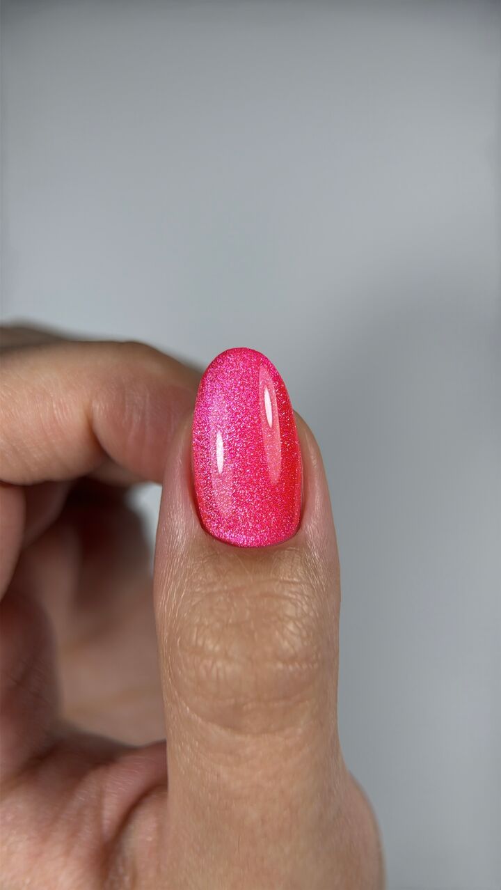 DNKa’. Gel Polish, 80's, Glows in the dark Cat's eye, #0003, 12 ml, гель-лак люмінісцентний "котяче око" #2