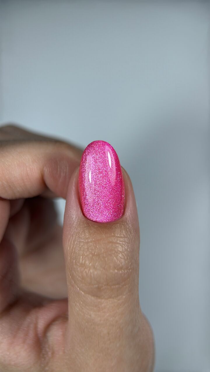 DNKa’. Gel Polish, 80's, Glows in the dark Cat's eye, #0004, 12 ml, гель-лак люмінісцентний "котяче око" #2