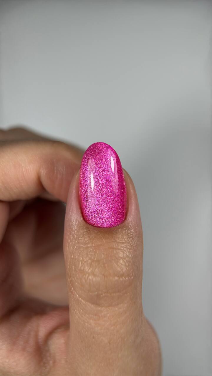 DNKa’. Gel Polish, 80's, Glows in the dark Cat's eye, #0005, 7 ml, гель-лак люмінісцентний "котяче око" — DNKa’ Professional, NAILSMADE