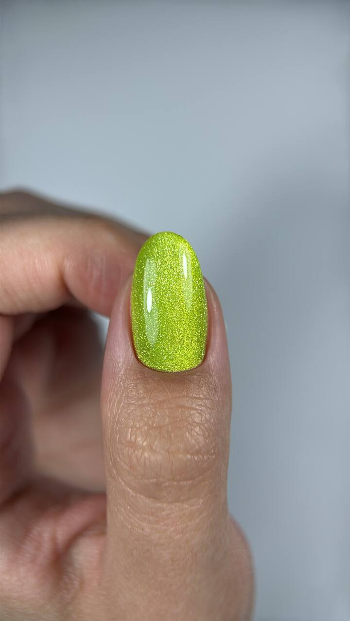 DNKa’. Gel Polish, 80's, Glows in the dark Cat's eye, #0006, 7 ml, гель-лак люмінісцентний "котяче око" — DNKa’ Professional, NAILSMADE
