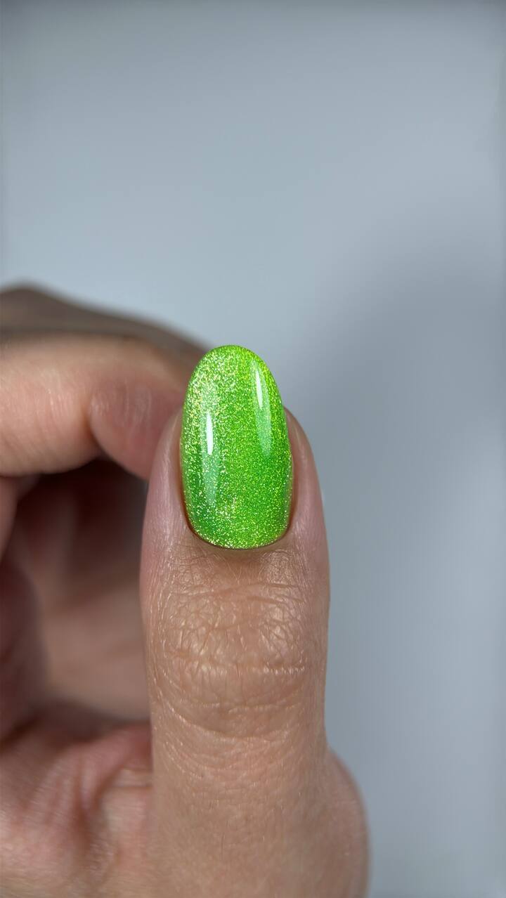 DNKa’. Gel Polish, 80's, Glows in the dark Cat's eye, #0007, 7 ml, гель-лак люмінісцентний "котяче око" — DNKa’ Professional, NAILSMADE
