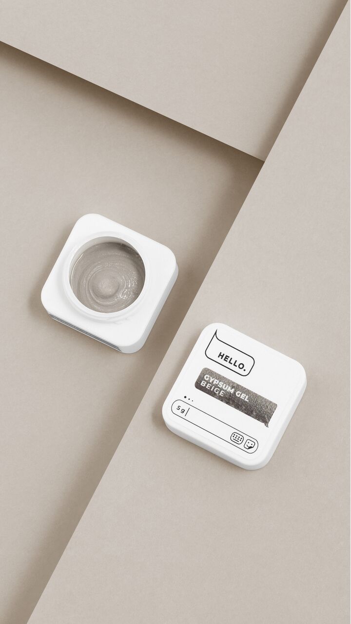 HEYLOVE. Gypsum gel, BEIGE, 5 g, гель для дизайну #2