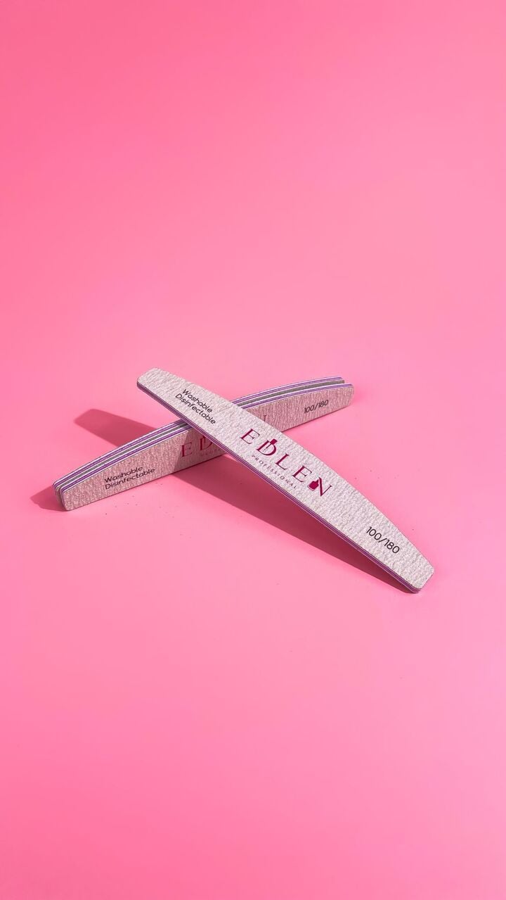 EDLEN. Nail File 100/180 grit, пилочка для нігтів, 1 шт #3