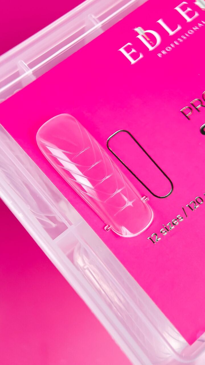 EDLEN. Professional Top nail Forms Edlen, Salon square, 120 pcs, верхні форми, Salon square, професійна серія,  120 шт #2