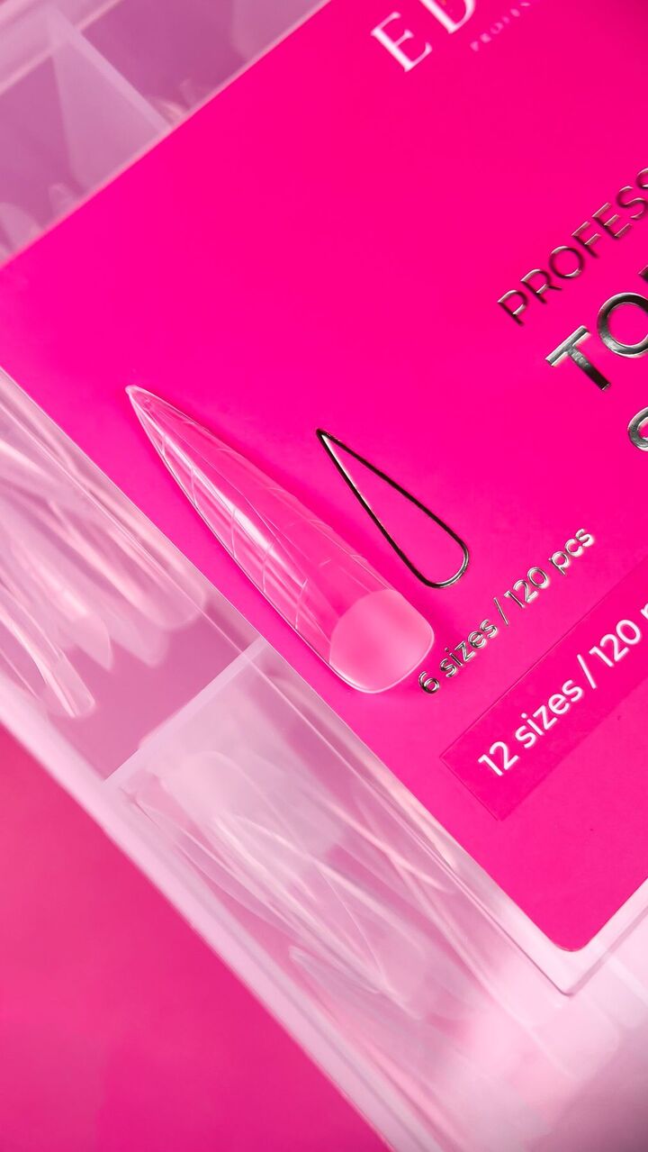 EDLEN. Professional Top nail Forms Edlen, Stiletto, 120 pcs, верхні форми, Stiletto, професійна серія,  120 шт #2