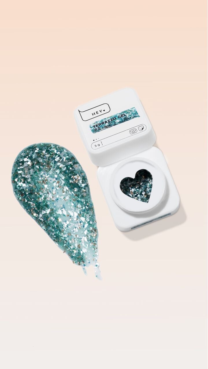 HEYLOVE. Terrazzo gel, #2, 5 g, гель для дизайну #3