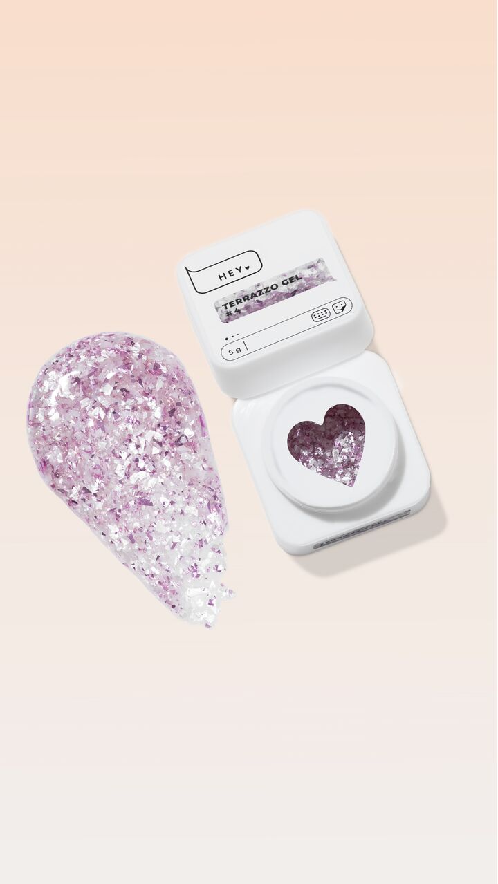 HEYLOVE. Terrazzo gel, #4, 5 g, гель для дизайну #3