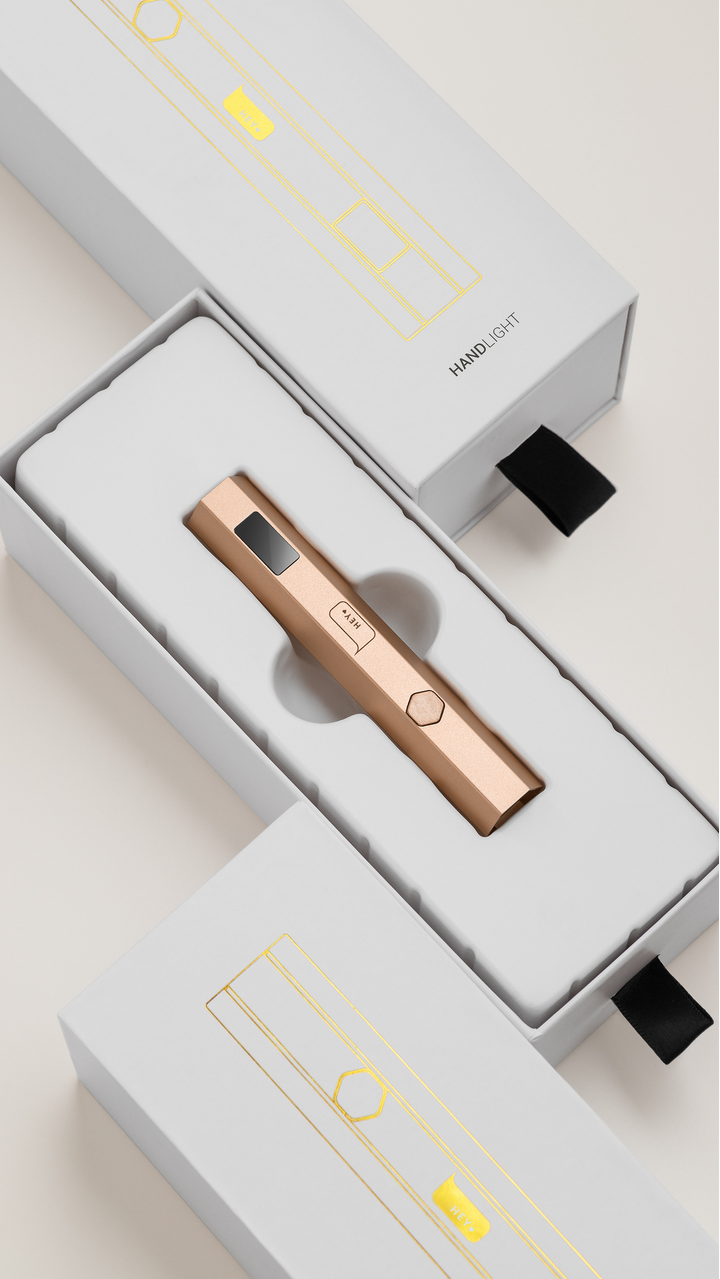 HEYLOVE. Hand Light, портативний ліхтарик, колір Rose Gold #4