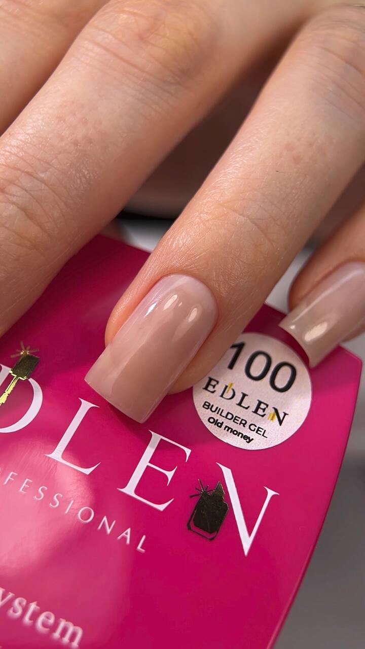 EDLEN. REFILE, Builder gel, Old money #100, 50 ml. ЗМІННИЙ КАРТРИДЖ, гель для нарощування — EDLEN, NAILSMADE