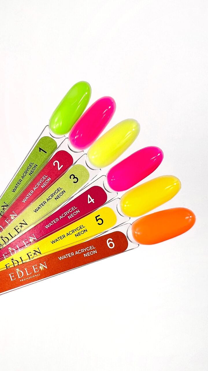 EDLEN Water Acrygel Neon №06, 9 ml #2