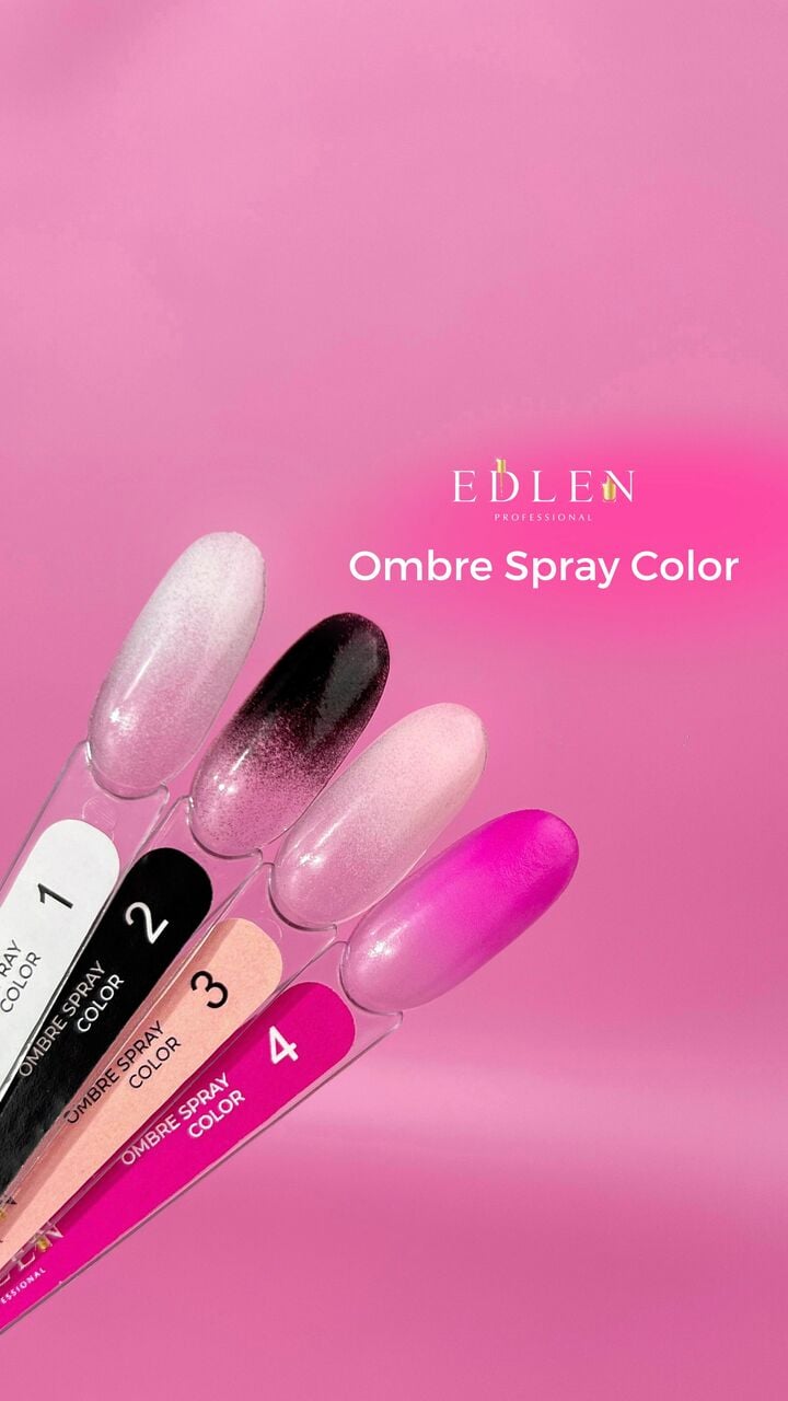 EDLEN Ombre Spray Color №1, 5g, пудра для дизайну #2