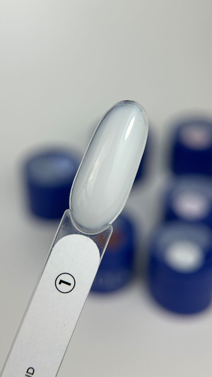 TOUCH. Liquid Builder Gel #01, 15 ml, міцний рідкий гель для нарощування, молочний #2