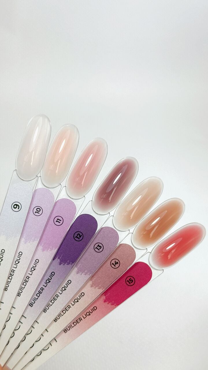 TOUCH. Liquid Builder Gel #12, 15 ml, міцний рідкий гель для нарощування #3