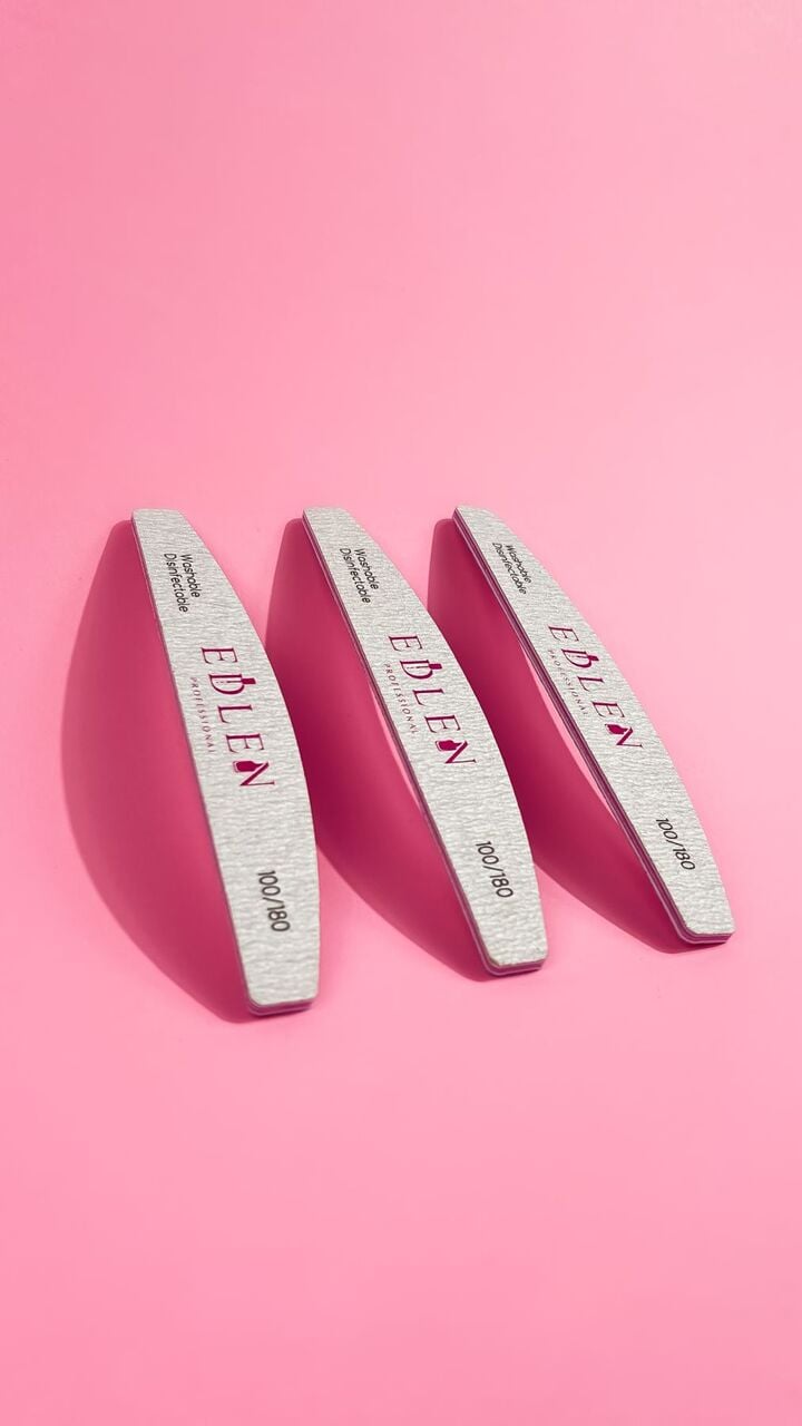 EDLEN. Nail File 100/180 grit, пилочка для нігтів, 1 шт #5