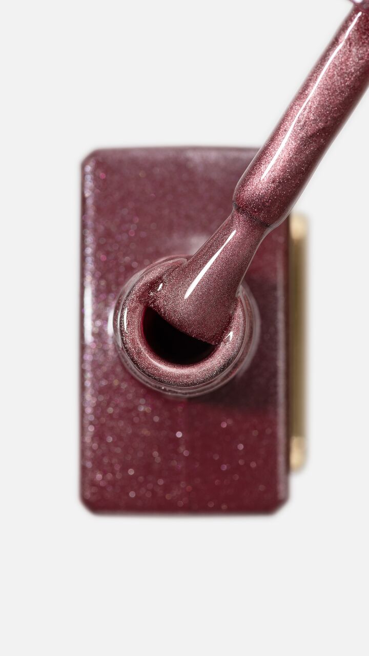 HEYLOVE. Cat's Eye Gel Polish, Velour, 15 ml, gel polish "Cat's Eye", burgundy #2