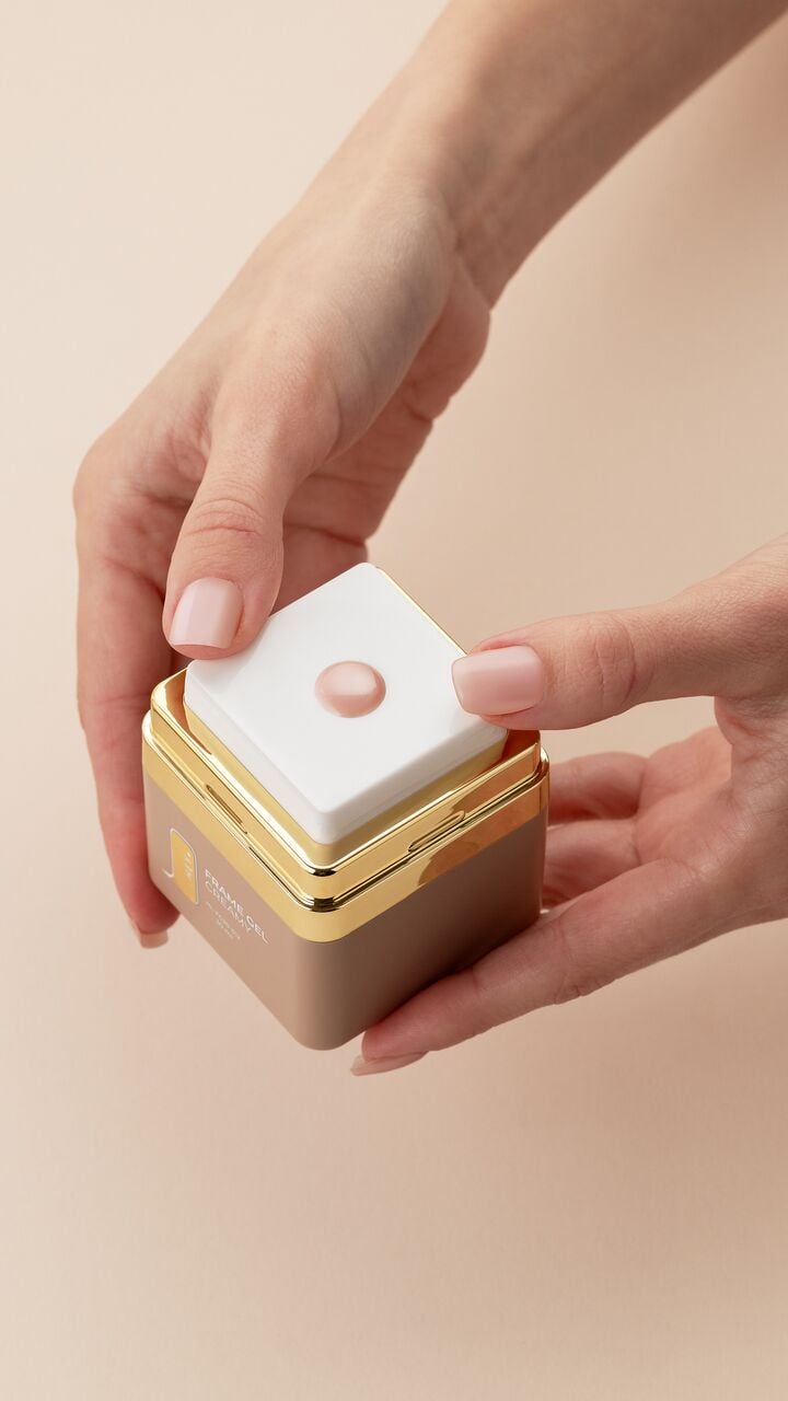 HEYLOVE. Frame builder Gel with Pump, SEA SALT, 30 ml, універсальний гель для нарощування з помпою, теплий блідо-рожевий #5