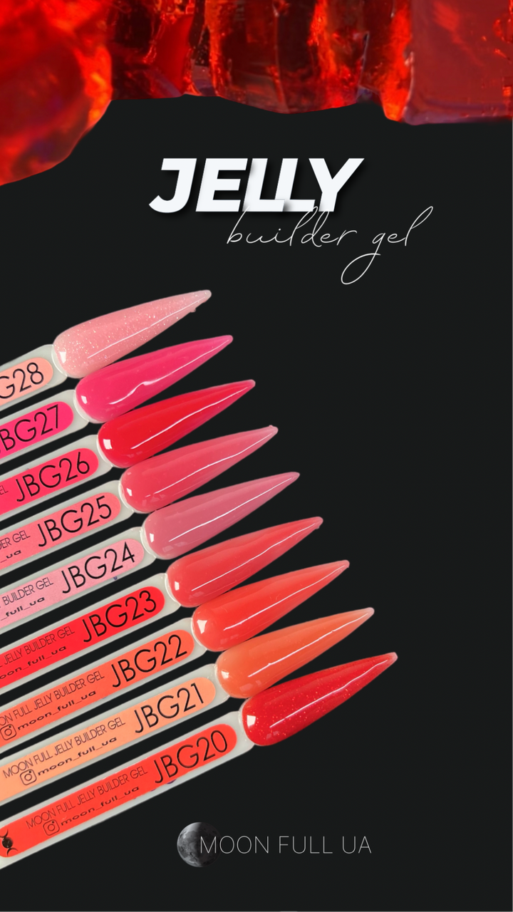 MOON FULL. Jelly builder gel, #28, 30 ml. Gel jelly de construction #2