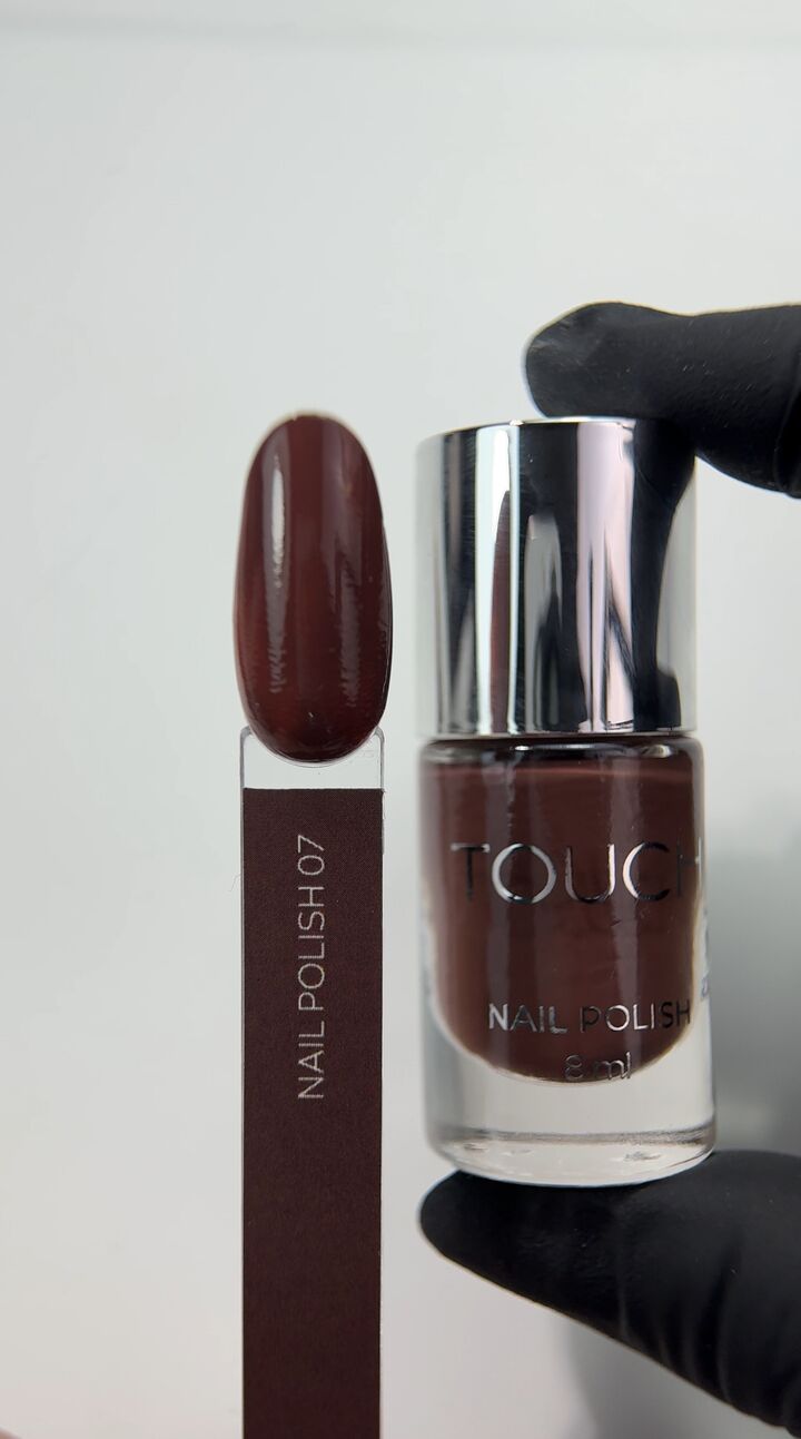 TOUCH. Nail Polish, #07, 8 ml. Лак для нігтів, коричневий #2