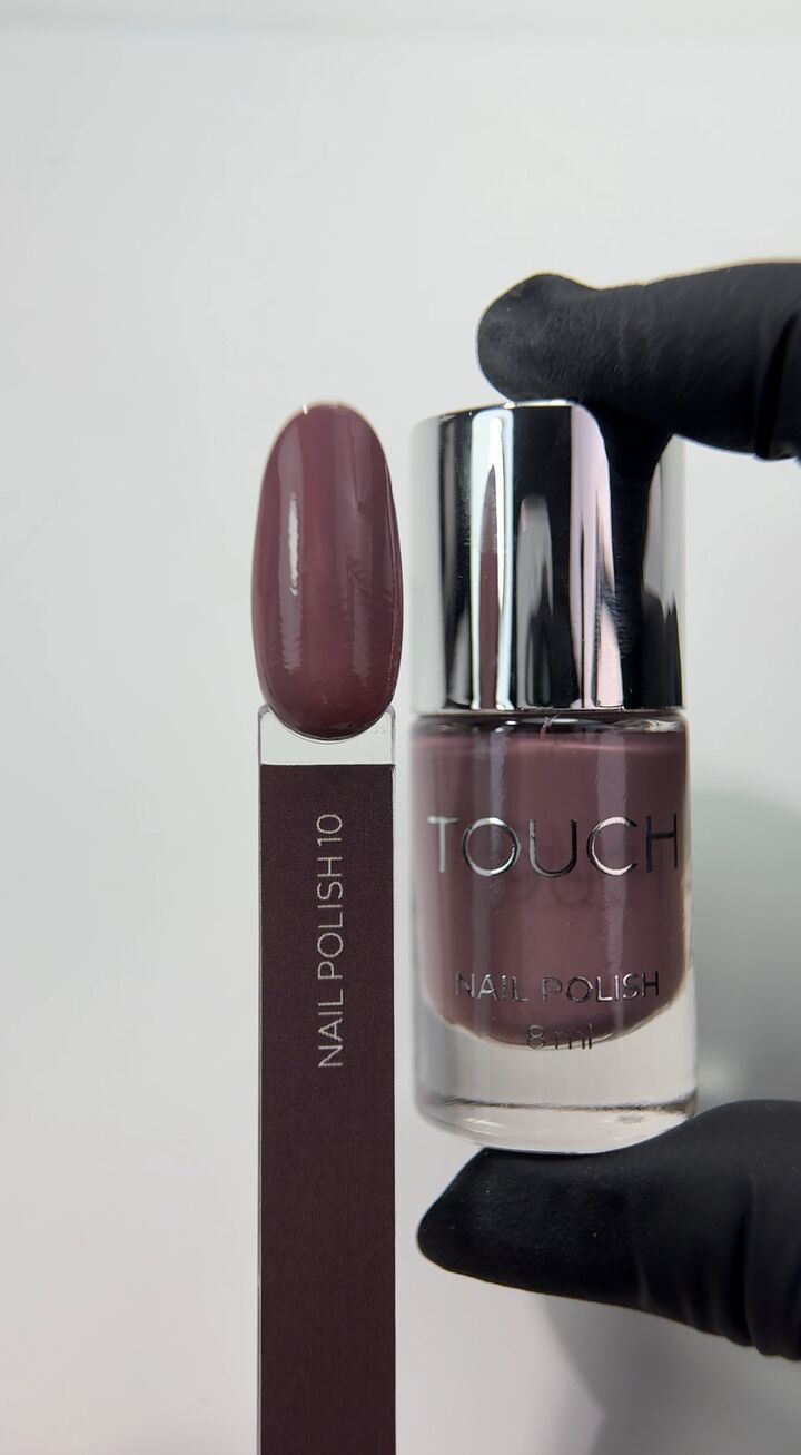 TOUCH. Nail Polish, #10, 8 ml. Лак для нігтів, пильно-рожевий #2