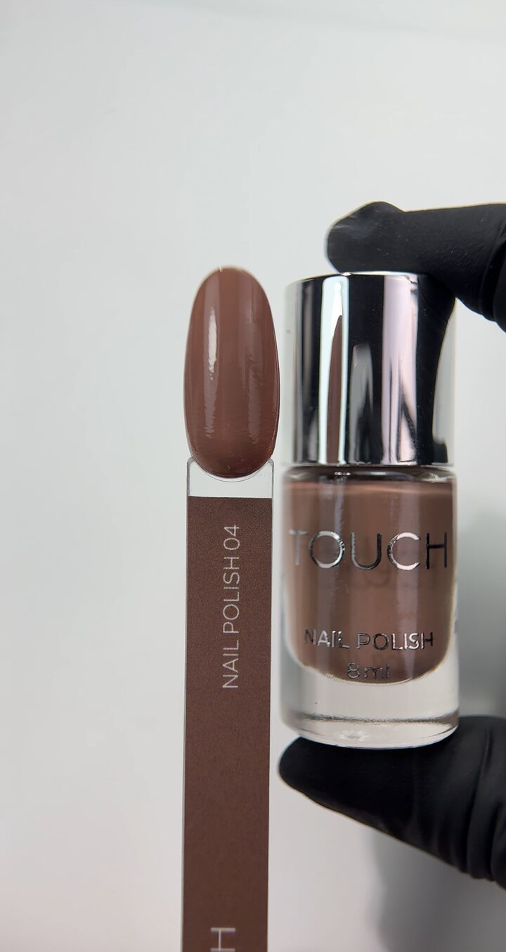 TOUCH. Nail Polish, #04, 8 ml. Лак для нігтів, бежевий #2
