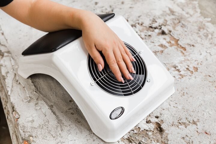 Desktop Nail dust Collector "Air Max N4 Pro", Витяжка настільна, чорна подушечка, двигун Німеччина #3