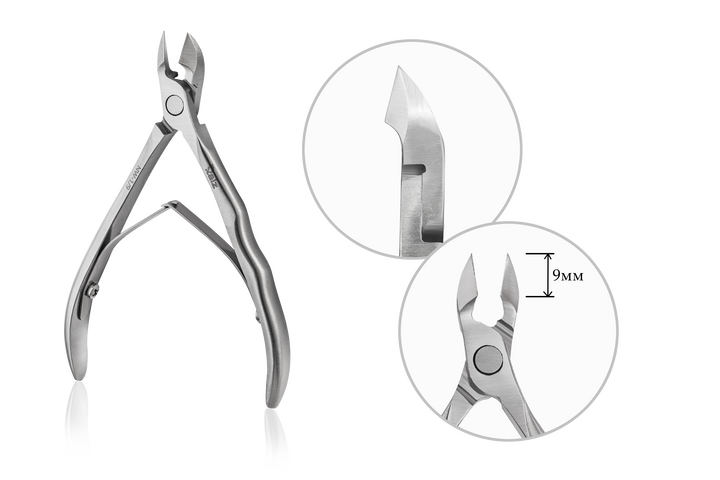 RAIZ. Cuticle nippers, WORK form 1, 9 mm. Кусачки для шкіри професійні #4