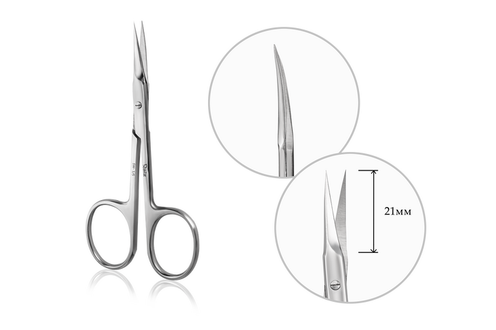 RAIZ. Cuticle scissors, WORK form 1, size S. Ножиці для кутикули #4