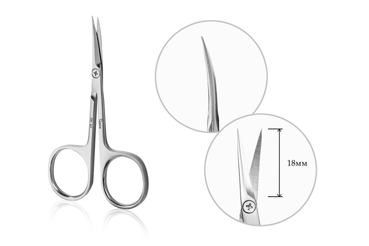RAIZ. Cuticle scissors, WORK form 3, size S. Ножиці для кутикули #4