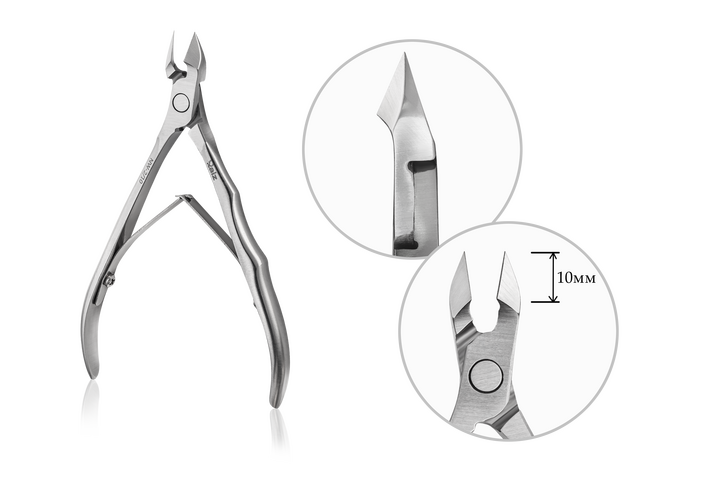 RAIZ. Cuticle nippers, WORK form 2, 10 mm. Кусачки для шкіри професійні #4