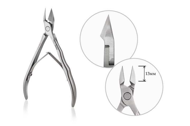 RAIZ. Cuticle nippers, WORK form 2, 13 mm. Кусачки для шкіри професійні #4