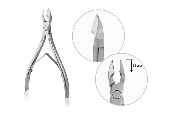 RAIZ. Cuticle nippers, WORK form 3, 11 mm. Кусачки для шкіри професійні #4