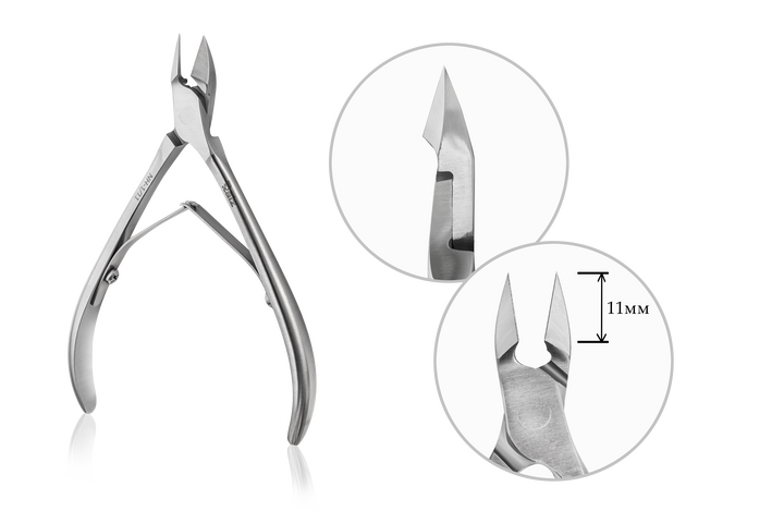 RAIZ. Cuticle nippers, HOME form 1, 11 mm. Кусачки для шкіри професійні #4