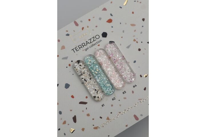 HEYLOVE. Terrazzo gel, #1, 5 g, гель для дизайну #4