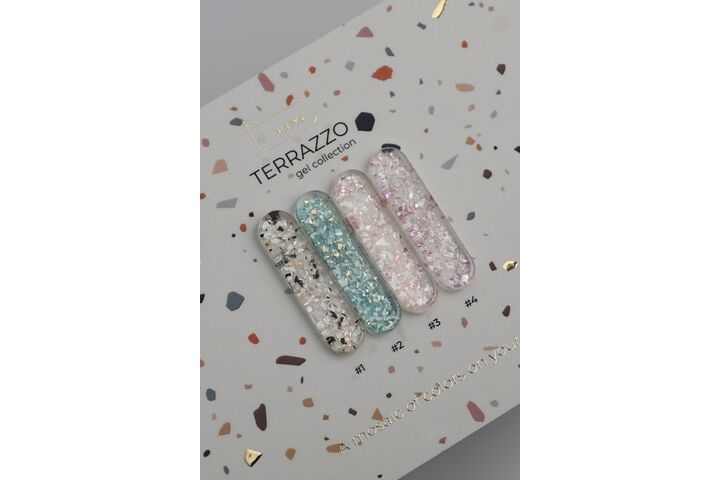 HEYLOVE. Terrazzo gel, #4, 5 g, гель для дизайну #4
